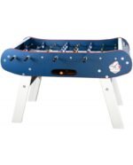 Baby-foot Bleu Marine Style Café – Table de Football de Table Robuste et Stable