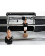 Baby‑foot compact 2 joueurs – design intérieur, barres télescopiques haute résistance