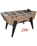 Baby‑foot vintage haut de gamme en bois épicéa – Table de jeu rétro style café – Image 8