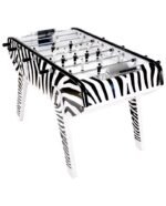 Baby-foot Bonzini B90 Zèbre – Table de jeu sans monnayeur