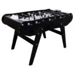 Baby-foot familial Petiot laqué noir – Table de jeu sans monnayeur