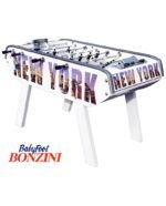 Baby-foot Bonzini B90 New York blanc – Table de jeu sans monnayeur – Image 3