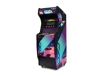 Borne d’arcade multi-jeux rétro – Écran 22″, PandoraBox GX 4300 jeux, 2 joueurs – Design noir inspiré années 80
