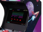 Borne d’arcade multi-jeux rétro – Écran 22″, PandoraBox GX 4300 jeux, 2 joueurs – Design noir inspiré années 80 – Image 4