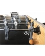 Table de baby‑foot robuste en bois hêtre – Jeu de football de table rétro – Image 3