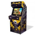 Borne d’arcade mini Bat Arcade Jaune – Pandora Box DX Saga (≈3000 jeux), écran 19″, 2 joueurs