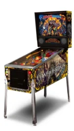 Pincab Flipper Numérique Premium – Thème Game of Thrones, 500 Tables & Écrans Full HD