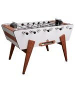 Baby‑foot d’extérieur blanc haut de gamme – Table de jeu robuste style vintage