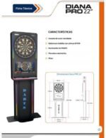 Cible de fléchettes électronique professionnelle – 22 jeux intégrés pour divertissement multijoueur – Image 2