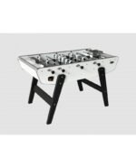 Baby‑foot blanc design intérieur – table de jeu familiale avec barres télescopiques – Image 7