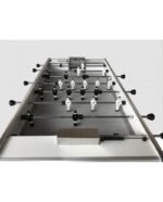 Baby‑foot blanc design intérieur – table de jeu familiale avec barres télescopiques – Image 4