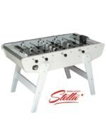 Baby‑foot blanc design intérieur – table de jeu familiale avec barres télescopiques – Image 6