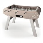 Baby‑foot design couleur sable – Table de jeu de football de table élégante
