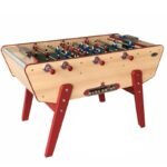 Baby‑foot en bois hêtre – table de jeu robuste à barres télescopiques, finition classique