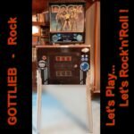 Flipper Vintage Gottlieb Rock – Machine à Billes Collector, Style Années 80 – Image 2