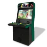 Borne d’arcade EVIL | Yacco Edition – Écran 32″ Full HD, Pandora Box DX Saga, Son 2.1, 2 joueurs