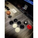 Borne d’arcade multi-jeux rétro – Écran 22″, PandoraBox GX 4300 jeux, 2 joueurs – Design noir inspiré années 80 – Image 3