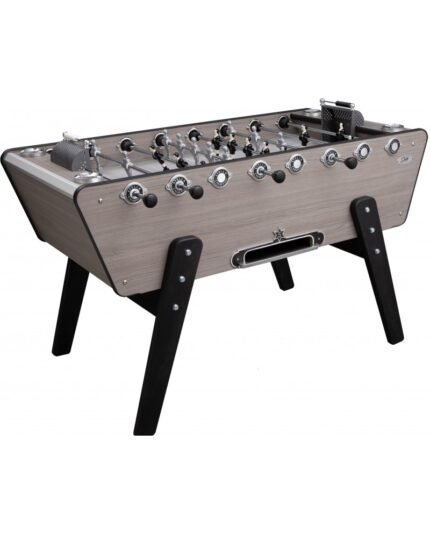 Baby‑foot premium en chêne gris Vicenza – Table de jeu vintage robuste