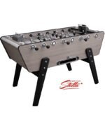 Baby‑foot premium en chêne gris Vicenza – Table de jeu vintage robuste – Image 4