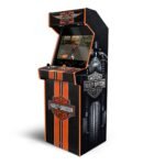 Borne d’arcade Harley Davidson Motor – Grand écran 24,5″ LED, Pandora Box DX Saga (~3000 jeux), 2 joueurs