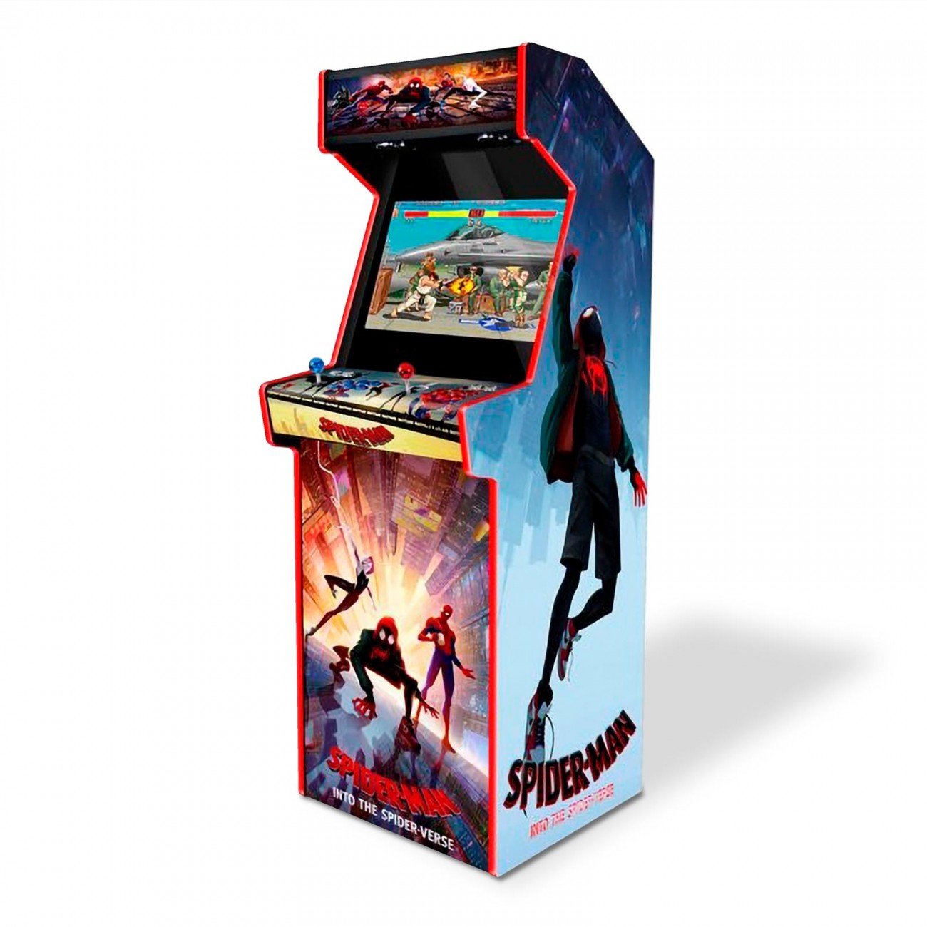 j Borne d’Arcade Thème Super‑Héros – 3000 Jeux, Écran HD & Commandes Classiques – Image 1