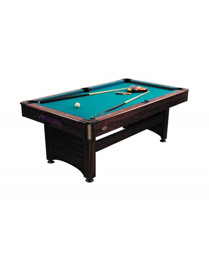 table-billard-americain-7ft-buffalo-bois-de-rose Table de billard américain 7 ft – finition bois de rose avec descente centralisée des billes – Image 1
