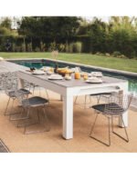 Table de billard 7 ft Classic – design blanc pour intérieur et extérieur, convertible en table – Image 8