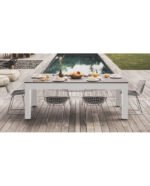 Table de billard convertible 7 ft – style moderne chêne sable avec pieds noirs et surface ardoise – Image 17
