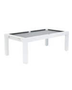 Table de billard 7 ft Classic – design blanc pour intérieur et extérieur, convertible en table – Image 10