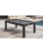 Table de billard convertible 7 ft – design gris et noir pour intérieur & extérieur – Image 16