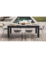 Table de billard convertible 7 ft – design gris et noir pour intérieur & extérieur – Image 15
