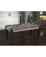 Table Billard Convertible 6 ft – Style Industriel avec Plateau Multifonction – Image 12