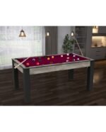 Table Billard Convertible 6 ft – Style Industriel avec Plateau Multifonction – Image 11