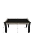 Table Billard Convertible 6 ft – Style Industriel avec Plateau Multifonction – Image 7