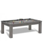 Table Billard Convertible 7 ft – Finition Chêne Anthracite avec Plateau Multifonction – Image 8