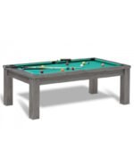 Table Billard Convertible 7 ft – Finition Chêne Anthracite avec Plateau Multifonction – Image 7