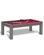 Table Billard Convertible 7 ft – Finition Chêne Anthracite avec Plateau Multifonction – Image 6