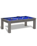 Table Billard Convertible 7 ft – Finition Chêne Anthracite avec Plateau Multifonction – Image 5