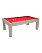 Table Billard Convertible 7 ft – Finition Chêne Gris avec Plateau Multifonction – Image 5