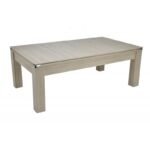 Table Billard Convertible 7 ft – Finition Chêne Gris avec Plateau Multifonction
