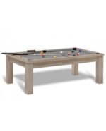 Table Billard Convertible 7 ft – Finition Chêne Naturel avec Plateau Multifonction – Image 7