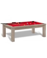 Table Billard Convertible 7 ft – Finition Chêne Naturel avec Plateau Multifonction – Image 4
