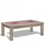 Table Billard Convertible 7 ft – Finition Chêne Naturel avec Plateau Multifonction – Image 2