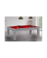 Table Billard Convertible 7 ft – Finition Gris Béton avec Plateau Multifonction