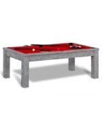 Table Billard Convertible 7 ft – Finition Gris Béton avec Plateau Multifonction – Image 8