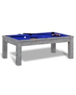 Table Billard Convertible 7 ft – Finition Gris Béton avec Plateau Multifonction – Image 6