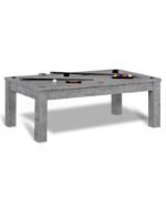 Table Billard Convertible 7 ft – Finition Gris Béton avec Plateau Multifonction – Image 5
