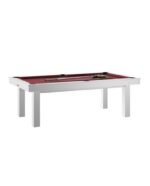 Table Billard Convertible 7 ft – Finition Blanche Moderne avec Plateau Multifonction – Image 3