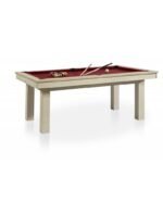 Table Billard Convertible 7 ft – Style Chêne Clair / Oslo avec Plateau Multifonction – Image 6