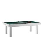 Table Billard Convertible 7 ft – Finition Blanche Moderne avec Plateau Multifonction – Image 2